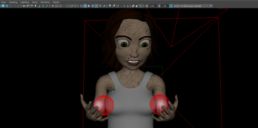 glowing hands model