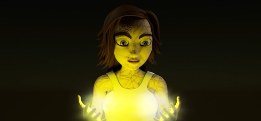glowing hands model